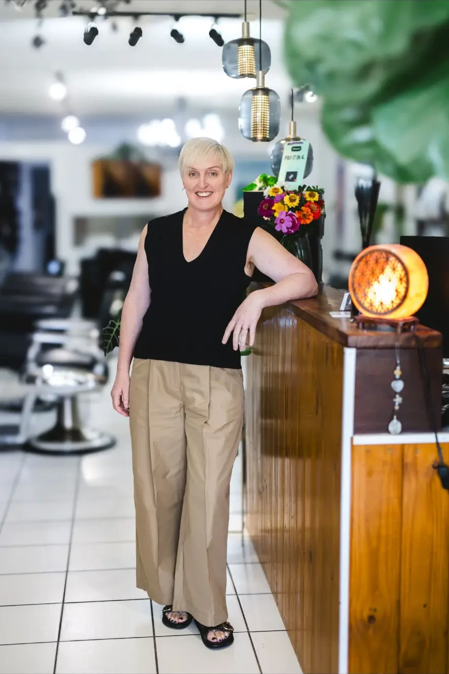 Jackie, Front of House at Deb's Hair & Beauty Proserpine