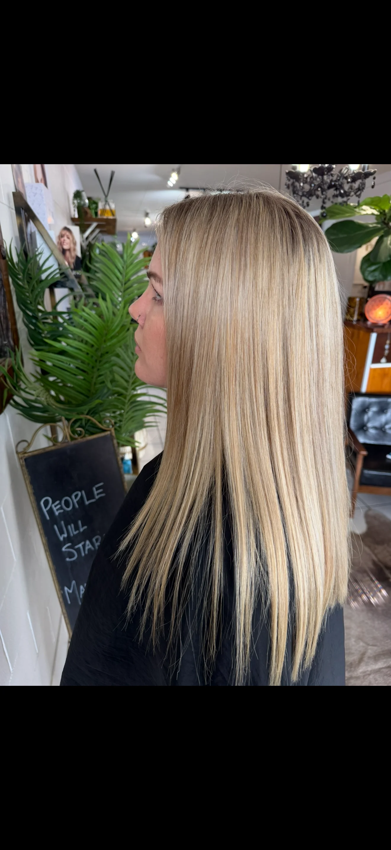 Styled hair finish by the team at Deb's Hair & Beauty Proserpine