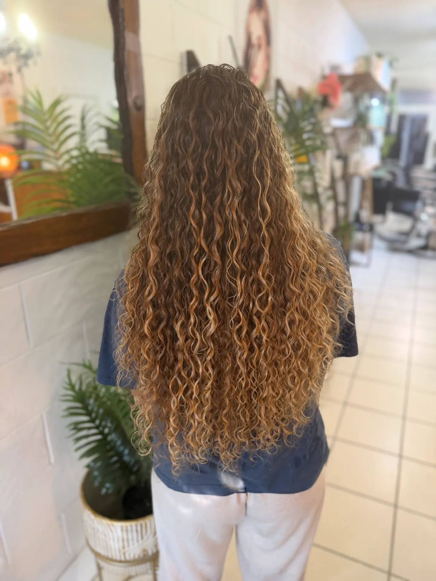 Hair perming and body wave at Deb's Hair & Beauty Proserpine