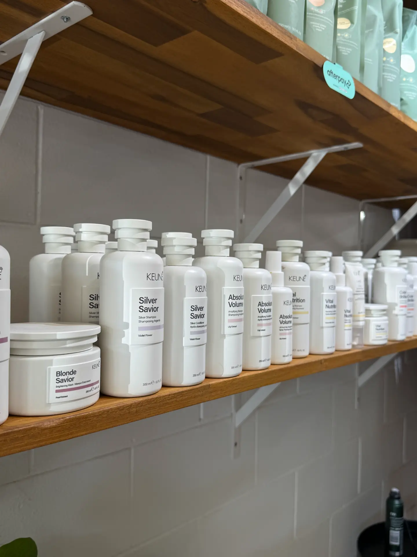 Professional shampoo and conditioner stocked at Deb's Hair & Beauty