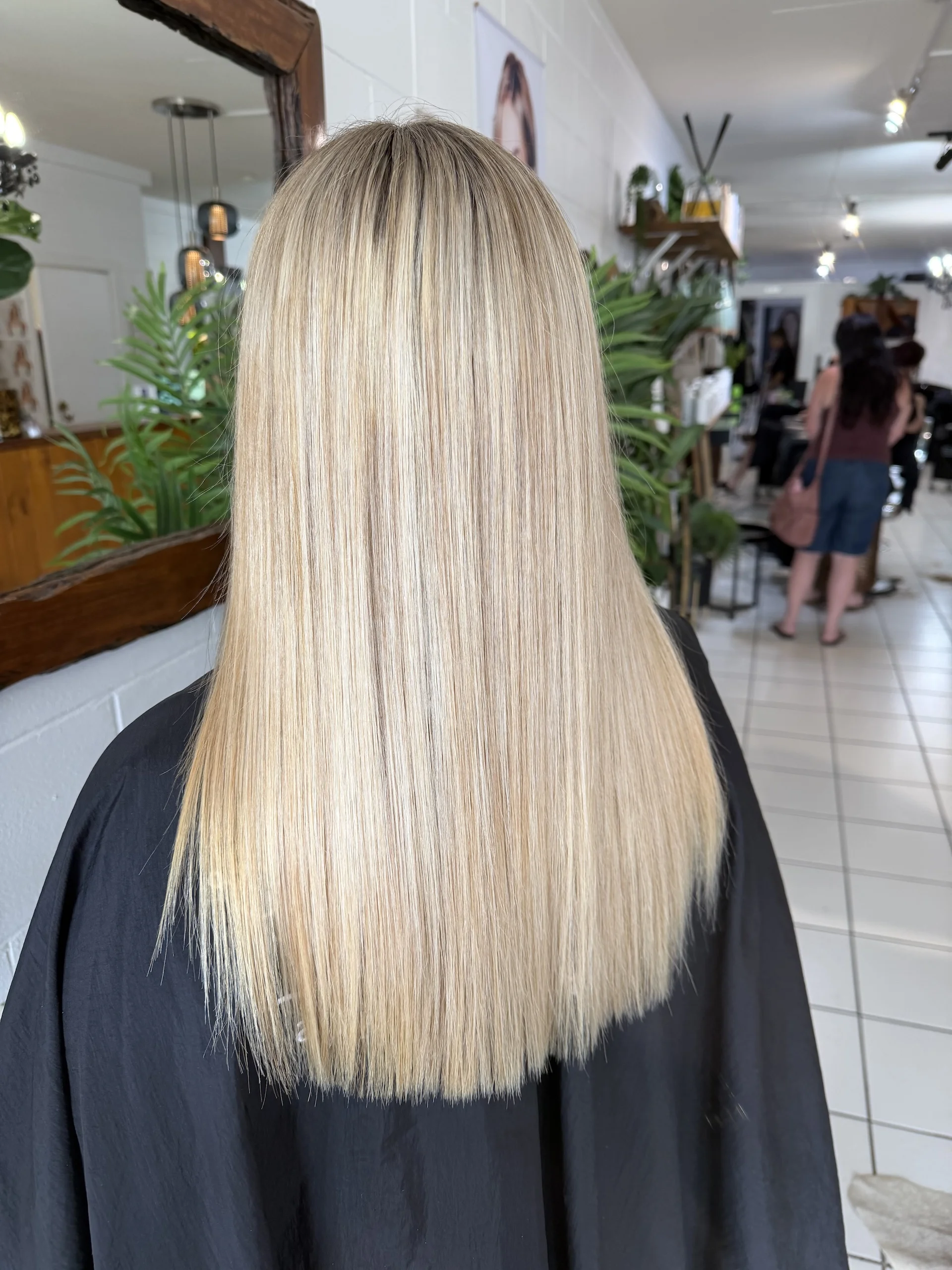 Salon hair colour result at Deb's Hair & Beauty