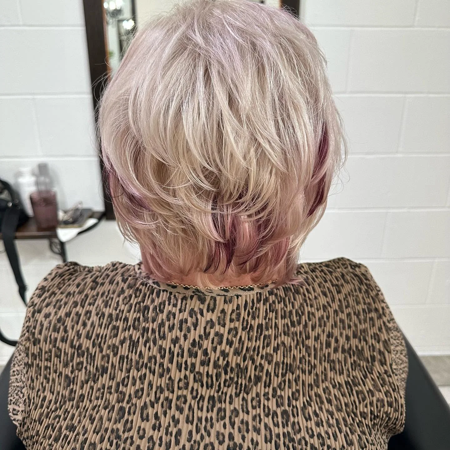 Razor cut hair styling at Deb's Hair & Beauty Proserpine